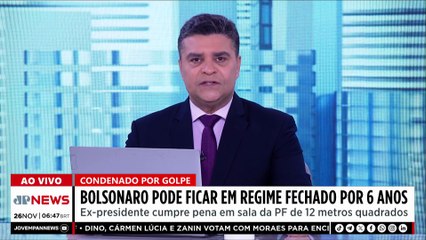 Bolsonaro pode ficar em regime fechado por seis anos