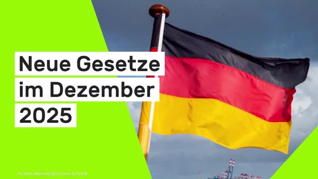 Neue Gesetze im Dezember 2025: Rente, Deutsche Bahn und Co. - das ändert sich für Verbraucher