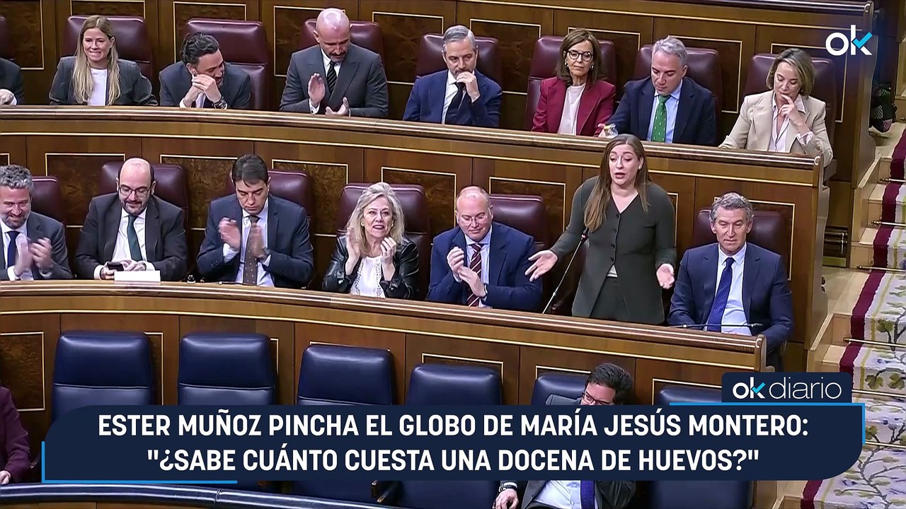 Ester Muñoz pincha el globo de María Jesús Montero: "¿Sabe cuánto cuesta  una docena de huevos?"