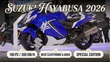2026 Suzuki Hayabusa mit Launch Control-Update & Lithium-Ionen-Akku