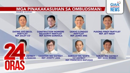 8 kongresistang konektado sa mga contractor, pinakakasuhan ng ICI at DPWH sa Ombudsman | 24 Oras