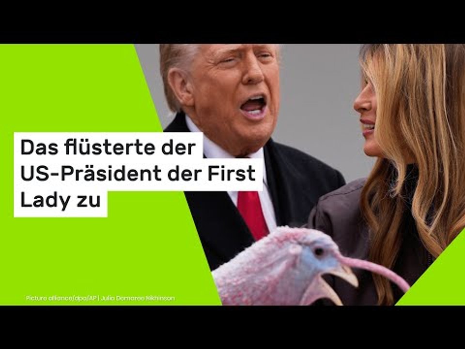 Das flüsterte der US-Präsident der First Lady zu