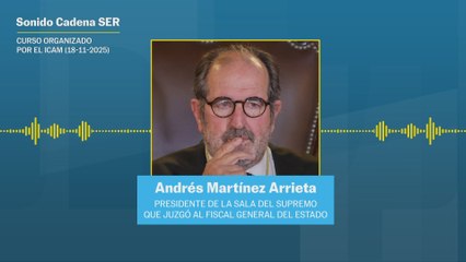 El presidente del tribunal que juzgó a García Ortiz, en un curso dos días antes de publicar el fallo: "Concluyo, que tengo que poner la sentencia del fiscal"