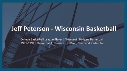 Jeff Petersen - Wisconsin - A Focus-Forging Achiever