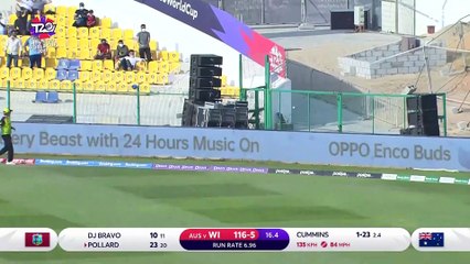 2021 T20 CWC - West Indies vs Australia, 38th Match, Group 1 at Abu Dhabi