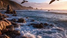 A Breathtaking_coastal_scene_at_golden_hour #boody #scene #dailymotion