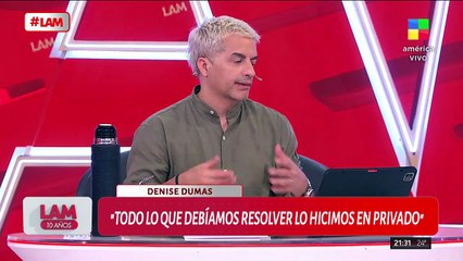 Denise Dumas reveló cuando Campi le puso los puntos a Mariano Iúdica y casi se van a las manos