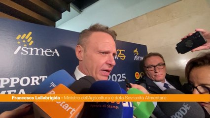 Lollobrigida "La Dop Economy continua a crescere, qualità cibo è fondamentale"