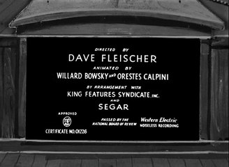 The Paneless Window Washer (1937) - Popeye Cartoon