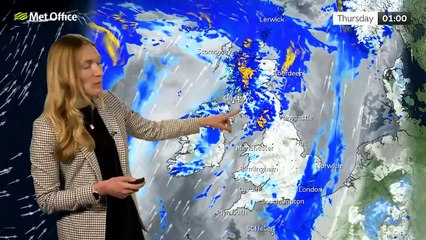 Met Office Wednesday Afternoon Weather Forecast 26/11/2025
