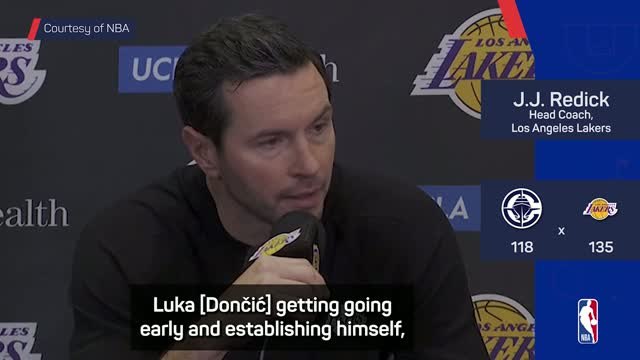 Doncic and Redick praise Lakers quartet in win over Clippers