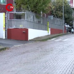 Güngören'de lise öğrencilerinin bıçaklı kavgası kamerada