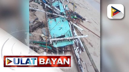 Ilang bangka sa Coron, Palawan, nawasak dahil sa Bagyong #VerbenaPH | ulat ni Gab Villegas
