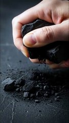 [ASMR]Crushing black chalk #asmr#shot#ai