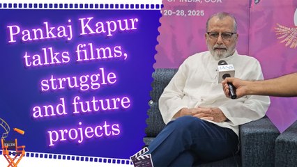 IANS Exclusive Interview with Pankaj Kapur on IFFI 2025 | Tapan Sinha | Shahid Kapoor | Upcoming Film