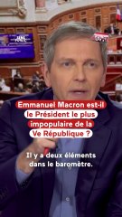 Emmanuel Macron est-il le Président le plus impopulaire de la Ve République ?