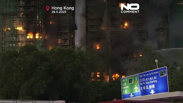 Un incendio en un rascacielos de Hong Kong deja 4 muertos y 3 heridos