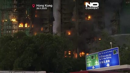 Un incendio en un rascacielos de Hong Kong deja 4 muertos y 3 heridos