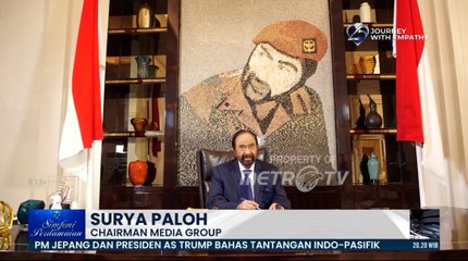 Surya Paloh Ingin Metro TV Konsisten Kuatkan Harapan dan Kebaikan untuk Negeri