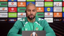Sofyan Amrabat habla sobre su futuro en el Betis