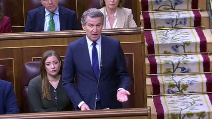 Sánchez: "Eso de pedir perdón por decir lo que uno piensa le pasará a usted, señor Feijóo, a mí no me pasa"