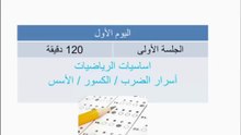 اسرار الضرب الذكية / وطرق ضرب الاعداد المكونة من رقمين وثلاثة