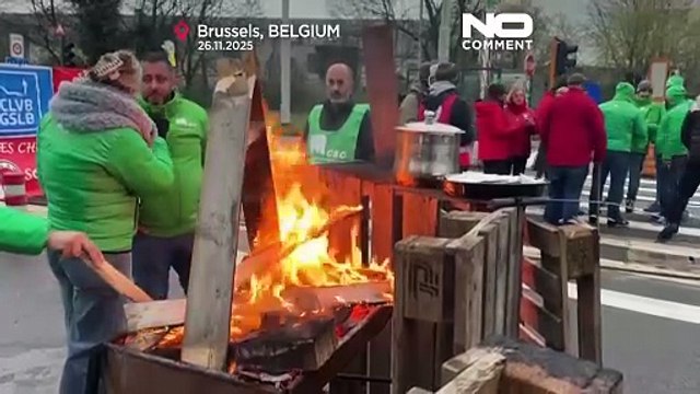 Belgien: Streiks legen öffentlichen Verkehr und Flüge lahm, Protest gegen neue Maßnahmen ab 2026