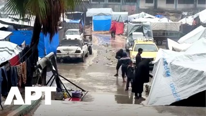 Gaza Flooding: Torrential Rain Submerges Tents & Shelters Amid Ongoing Crisis | APT