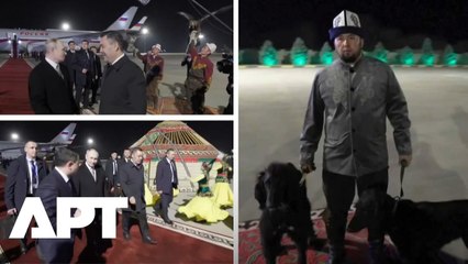 Red Carpet, Dancers, Dogs & Even Eagles: Kyrgyzstan Welcomes Putin in Spectacular Style | APT