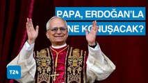 İlk yurt dışı ziyaretini Türkiye'ye yapan Papa'ya 'vinçli' karşılama!