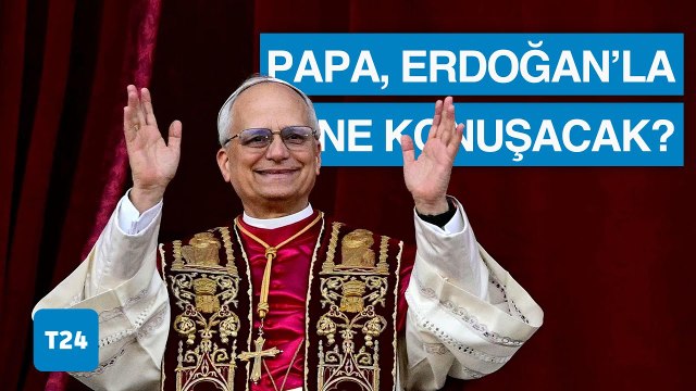 İlk yurt dışı ziyaretini Türkiye'ye yapan Papa'ya 'vinçli' karşılama!