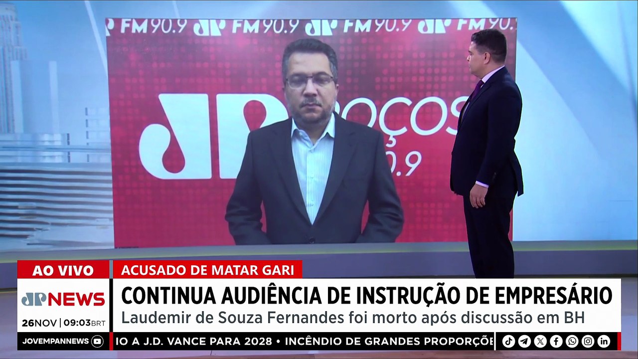 Empresário que matou gari em BH passa por audiência