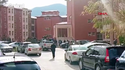 Gümüşhane Üniversitesi’nde rehine krizi! Kadın memuru silahla rehin alan şüpheli gözaltına alındı
