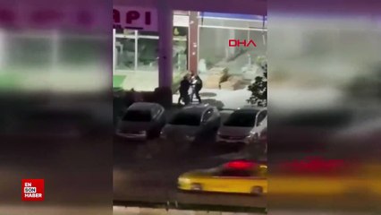 Beylikdüzü'nde gasbetmek istediler istediklerini alamayınca darbettiler