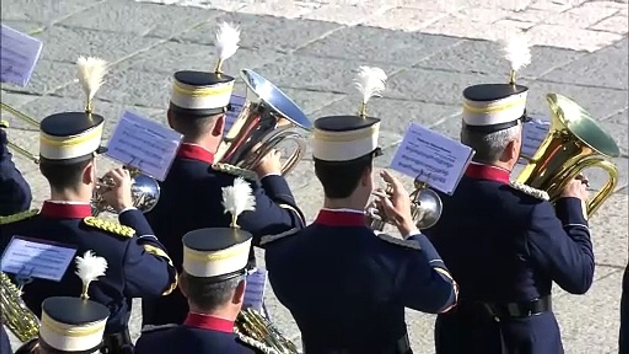 Los reyes reciben con honores al presidente de Alemania en su viaje de Estado a España