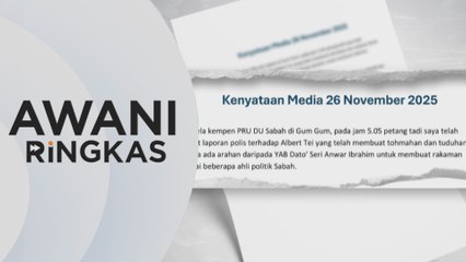 AWANI Ringkas: Shamsul buat laporan polis terhadap Albert Tei