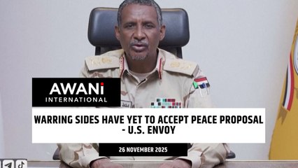 Warring sides have yet to accept peace proposal - U.S. envoy