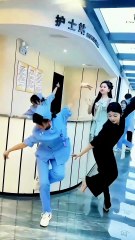 Graceful! Nurses & ladies dance with vitality#Nurse Station Dance