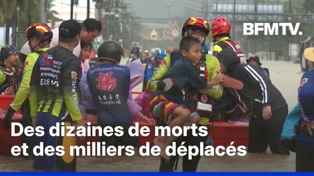 La Thaïlande frappée par des pluies torrentielles depuis plusieurs jours