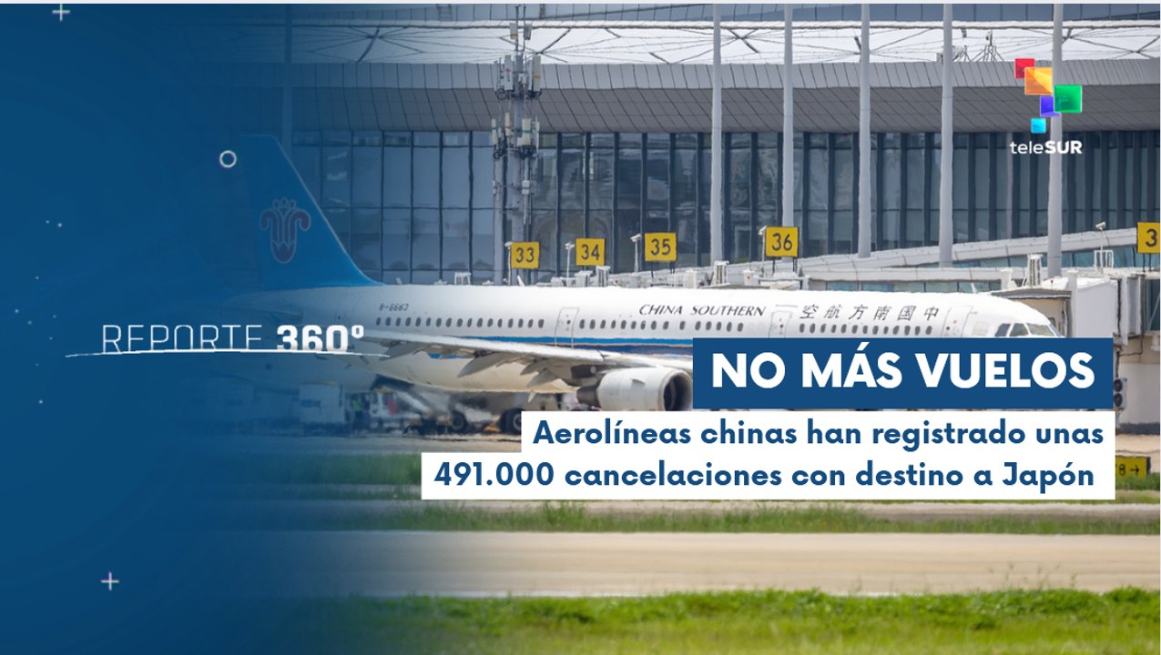 Aerolíneas chinas cancelan viajes a Japón debido a tensiones