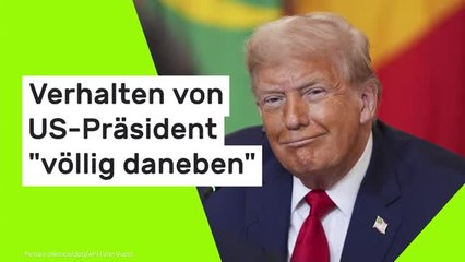 Donald Trump: Rechtsexperte fällt vernichtendes Urteil - Verhalten von US-Präsident "völlig daneben"