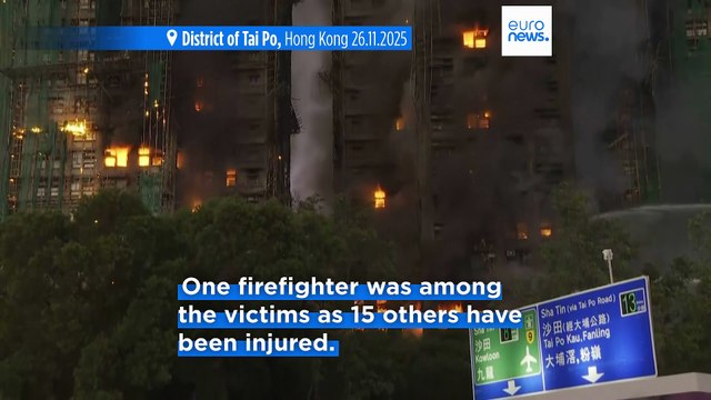 At least 36 dead and 279 still missing as blaze engulfs Hong Kong residential complex