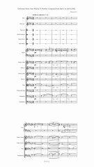 Orchestral Suite Just Playing V. Postwar Composed from April 2 to April 8, 2021. (Vertical complete score)