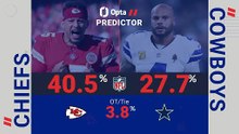 Kansas City Chiefs @ Dallas Cowboys - Opta Predictor