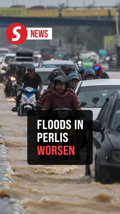 Floods in Perlis worsen, 6,370 victims at temporary relief centers