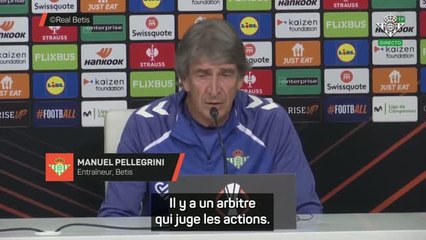 Betis - Pellegrini regrette l’expulsion d’Antony au dernier match mais respecte la décision