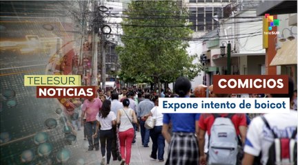 Gobierno expone intento de boicot contra los comicios