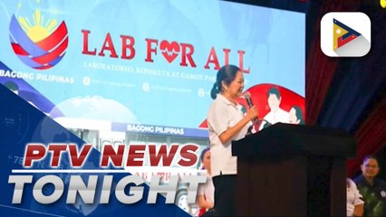 FL Liza Marcos leads the ‘Lab-for-All’ caravan to assist residents in Negros Occidental