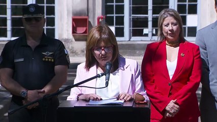 Patricia Bullrich anunció la creación de la Policía de Fronteras.
