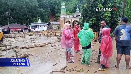 Ngeri! Warga Rekam Detik-Detik Banjir Bandang dan Longsor di Tapanuli Tengah Sumut